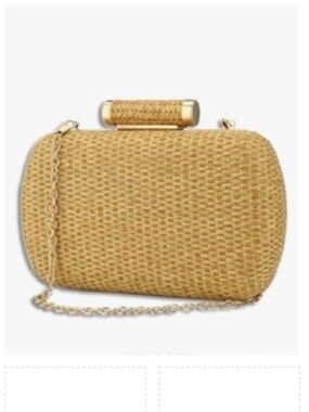 Rattan Clutch Handbag